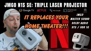 JMGO N1S SE: This Triple Laser HDR10 Projector with Google TV & Netflix Replaces Your Home Theater