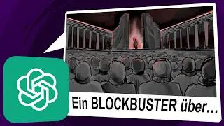 Ich zeichne den Blockbuster, den ChatGPT schreibt!