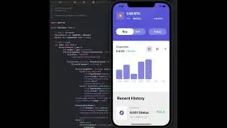 Animated Crypto-currency application's User-Interface using 