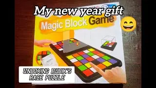 My new year gift Rubik's race puzzle 😀🎊