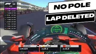 Leclerc Upset on radio about a lap delete in Austin Grand Prix 2023