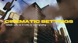 NO D-Log, NO Color Grading! | DJI Osmo Pocket 3 Cinematic Settings | Beginner Guide