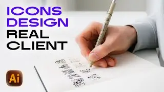 How to Design Icons in Illustrator from Start to Finish | Icon Design Process