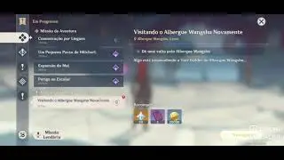 Genshin Impact Quest Evento Visitando o  Albergue Wangshu Novamente