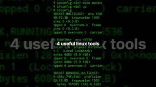 4 useful linux tools #hacking #kalilinux #kalilinuxtools #programming #hacker #linux #cybersecurity