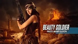 Making Beauty Soldier Manipulation Effect In Photoshop