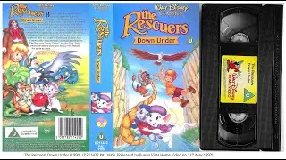 The Rescuers Down Under (1990) . 11th May 1992 - UK VHS