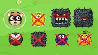 Playing RED BALL 4 with My Talking Raccoon and killing the BOSS in EPISODE 5 PERFECT 'INTO THE CAVE'