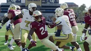 Florida State vs Georgia Tech - NCAA Football 8/24 Full Game Highlights - College Football 25 Sim
