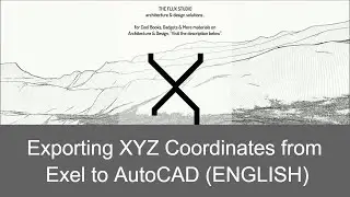 Exporting XYZ Coordinates from Exel to AutoCAD (ENGLISH)