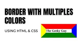 Border With Multiples Colors || CSS Tutorial