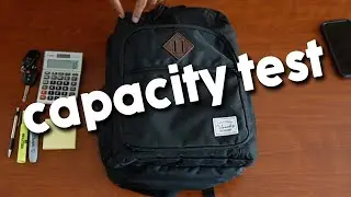 How Much Stuff Fits In This Vanchy Backpack