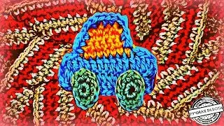 Вязание крючком машины.Crochet machines for beginners. EASY AND SIMPLE.