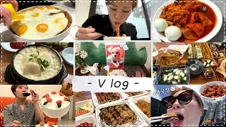 ⚾야구장⚾에서 먹는 닭강정은 꿀맛이군😆최애 백숙집 공개👀우울한 날 위해 🎂사다주는 뭬님 쏘스윗🍬 - 4월 브이로그 230504