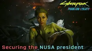 V secures NUSA president Rosalind Myers - Cyberpunk 2077
