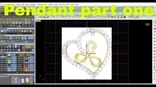 How to make small pendant easy process jewellery cad design rhino5  matrix9 