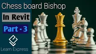 Chess board Bishop modeled in revit || by Er.B.Nijithkumar