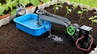 Mini Chain Irrigation System | Real Water Lift DIY