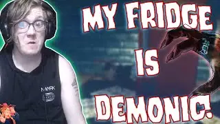 OMFG there is a demon inside my red fridge! indie horror games.