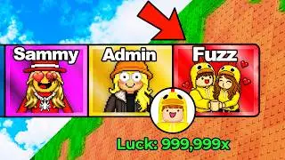 I Found GIRL Zones In Kick A Lucky Block...
