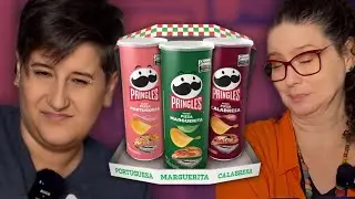 I tried Pizza Pringles: One was delicious and the other smelled like smelly feet!