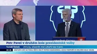 Chirurg Tomáš Šebek podporuje Petra Pavla v kandidatuře na prezidenta České Republiky.