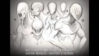 The Faceless Man - Concept Art Page 2 - Horror Film Creature Design