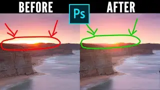 How To Fix An Over Exposed Sun in Photoshop - Photoshop Tutorial