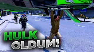 HİLE İLE HULKA DÖNÜŞTÜM OYUNCULARI TROLLEDİM !? (Fivem Hile Troll)