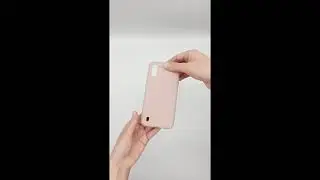 Силиконовый чехол для Samsung Galaxy а01 пудра