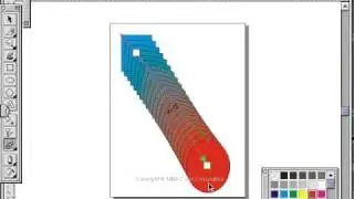 CorelDraw 8 for mac - interactive blend tool