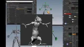 Houdini character сreation.Rigging with Houdini 19.5 KineFX  part 1