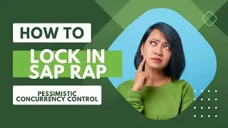 How to define Locking in SAP RAP | Managed Pessimistic Concurrency control | Lock Master