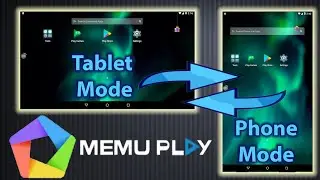 Change screen orientation from Tablet to Phone [MEMU Tutorial] - Portrait Mode - Landscape Mode