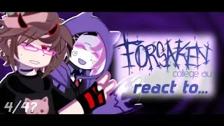 FORSAKEN react to 77noli [ 4/4? :: rus/eng ]