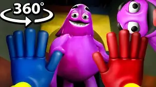 360° What if GRIMACE Was HUGGY WUGGY!?  Poppy Playtime VR