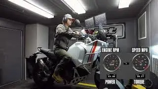 2023 Ducati DesertX Dyno Test