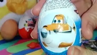 Pixar Aiplanes Surprise Egg toy unboxing Überraschung video