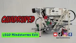 LEGO Mindstorms EV3 Quadruped - Building Instructions