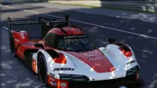 Porsche LMDh 963 at LeMans (Assetto Corsa)