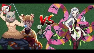 Zenitsu X Inosuke Hashibira VS Daki ( ROGUE DEMON ) PT - 2