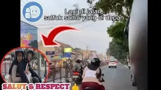 Bikin salfok‼️Viral Isi pesan menyentuh suami yang boncengkan istri hamil