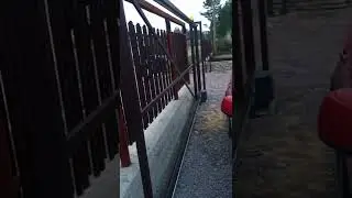 Каркас откатных ворот с автоматикой/Комплектующие откатных ворот ЭКО