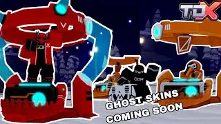 Ghost Skins + Ghost Tower Coming Soon | Roblox Tower Defense X