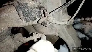 Peugeot 407. Замена задних и передних стоек стабилизатора.