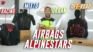 Airbag moto Alpinestars. ✅ ¿CUÁL COMPRAR? Tipos y precios 🤔
