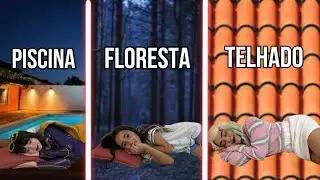 PASSAMOS A NOITE NOS LUGARES MAIS ALEATÓRIOS DA MANSÃO - CANAL DA BELINHA