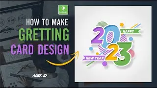 Happy New Year 2023 ❗❗❗ Gretting Card Design in Coreldraw #arex_id #coreldraw #2023 #newyear2023