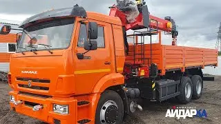 Бортовой КамАЗ 65115-48 с КМУ ИНМАН IT 150 (7т)