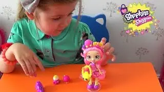 ♥ ШОПКИНС КУКЛА ПУЗЫРЕЛЛА распаковка обзор Shopkins Shoppies Bubbleisha Doll Review